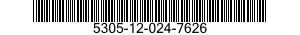 5305-12-024-7626 BOLT,MACHINE 5305120247626 120247626