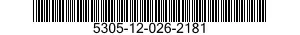 5305-12-026-2181 SCREW,MACHINE 5305120262181 120262181