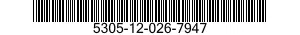 5305-12-026-7947 SCREW,CAP,SOCKET HEAD 5305120267947 120267947