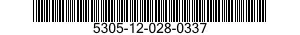 5305-12-028-0337 SCREW,MACHINE 5305120280337 120280337