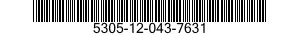 5305-12-043-7631  5305120437631 120437631