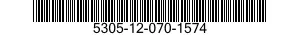 5305-12-070-1574 BOLT,MACHINE 5305120701574 120701574