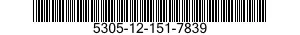 5305-12-151-7839 SCREW,CAP,HEXAGON HEAD 5305121517839 121517839