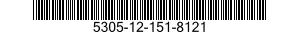 5305-12-151-8121 SCREW,MACHINE 5305121518121 121518121