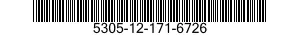 5305-12-171-6726 SCREW,MACHINE 5305121716726 121716726