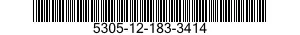 5305-12-183-3414 SCREW,MACHINE 5305121833414 121833414