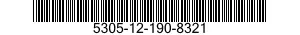 5305-12-190-8321 SCREW,CAP,SOCKET HEAD 5305121908321 121908321