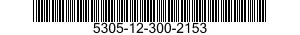 5305-12-300-2153 SCREW,CAP,HEXAGON HEAD 5305123002153 123002153