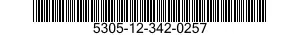 5305-12-342-0257 SCREW,CAP,SOCKET HEAD 5305123420257 123420257