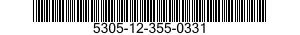 5305-12-355-0331 SCREW,CAP,HEXAGON HEAD 5305123550331 123550331