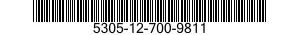 5305-12-700-9811 SCREW,CAP,HEXAGON HEAD 5305127009811 127009811