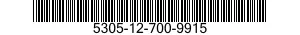 5305-12-700-9915 SCREW,CAP,HEXAGON HEAD 5305127009915 127009915