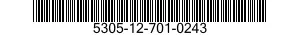 5305-12-701-0243 SCREW,MACHINE 5305127010243 127010243