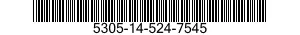 5305-14-524-7545 SCREW,CAP,SOCKET HEAD 5305145247545 145247545