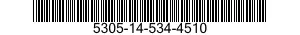 5305-14-534-4510 SCREW,CAP,SOCKET HEAD 5305145344510 145344510