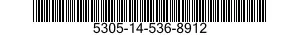 5305-14-536-8912 BOLT,MACHINE 5305145368912 145368912
