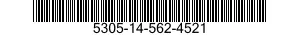 5305-14-562-4521 SCREW,CAP,SOCKET HEAD 5305145624521 145624521
