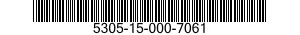 5305-15-000-7061 SCREW,MACHINE 5305150007061 150007061