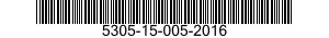 5305-15-005-2016 SCREW,MACHINE 5305150052016 150052016