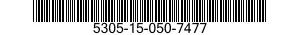 5305-15-050-7477 SCREW,MACHINE 5305150507477 150507477