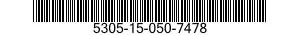 5305-15-050-7478 SCREW,MACHINE 5305150507478 150507478
