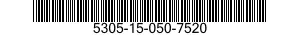 5305-15-050-7520 SCREW,MACHINE 5305150507520 150507520