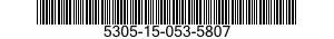 5305-15-053-5807 SCREW,MACHINE 5305150535807 150535807