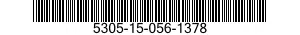 5305-15-056-1378 SCREW,MACHINE 5305150561378 150561378