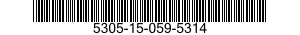 5305-15-059-5314 SCREW,MACHINE 5305150595314 150595314