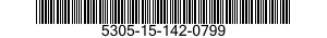 5305-15-142-0799 SCREW,CAP,HEXAGON HEAD 5305151420799 151420799