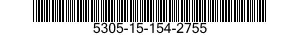 5305-15-154-2755 SCREW,MACHINE 5305151542755 151542755