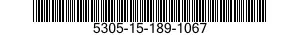 5305-15-189-1067 SCREW,CAP,HEXAGON HEAD 5305151891067 151891067