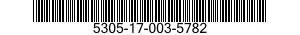 5305-17-003-5782 SCREW,MACHINE 5305170035782 170035782