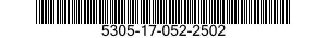 5305-17-052-2502 SCREW,MACHINE 5305170522502 170522502