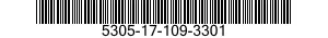 5305-17-109-3301 SCHROEF, MACHINE 5305171093301 171093301