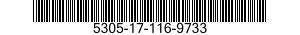 5305-17-116-9733 SCREW,MACHINE 5305171169733 171169733