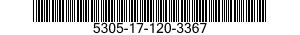 5305-17-120-3367 SCREW,CAP,HEXAGON HEAD 5305171203367 171203367