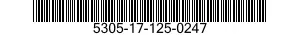 5305-17-125-0247 SCREW,CAP,SOCKET HEAD 5305171250247 171250247