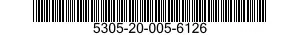 5305-20-005-6126 SCREW,MACHINE 5305200056126 200056126