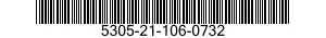 5305-21-106-0732 SCREW,MACHINE 5305211060732 211060732