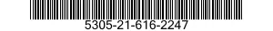 5305-21-616-2247 SCREW,MACHINE 5305216162247 216162247