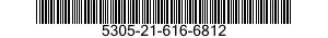 5305-21-616-6812 SCREW,MACHINE 5305216166812 216166812