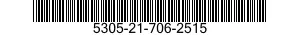 5305-21-706-2515 SCREW,MACHINE 5305217062515 217062515