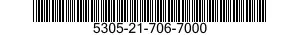 5305-21-706-7000 SCREW,MACHINE 5305217067000 217067000