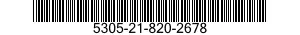 5305-21-820-2678 SCREW,MACHINE 5305218202678 218202678