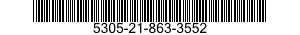 5305-21-863-3552 BOLT,MACHINE 5305218633552 218633552