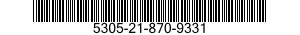 5305-21-870-9331 SCREW,MACHINE 5305218709331 218709331