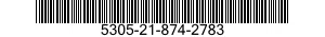 5305-21-874-2783 SCREW,CAP,SOCKET HEAD 5305218742783 218742783