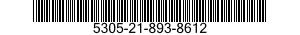 5305-21-893-8612 SCREW,CAP,SOCKET HEAD 5305218938612 218938612