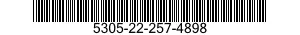 5305-22-257-4898 SCREW,CAP,SOCKET HEAD 5305222574898 222574898